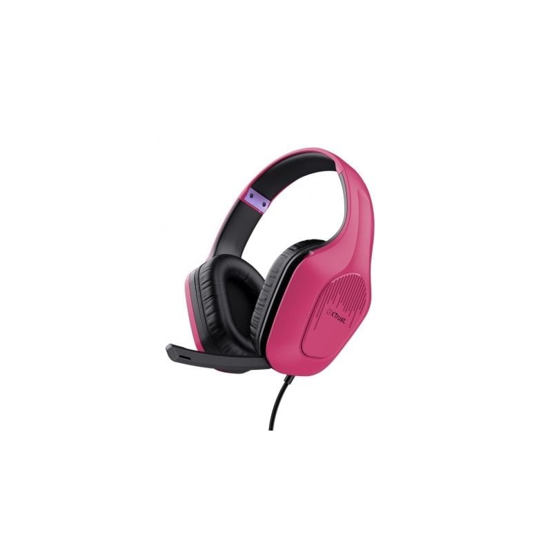 Auriculares Gaming con Micrófono Trust Gaming GXT 415 Zirox- Jack 3-5- Rosas Auriculares Gaming con Micrófono Trust Gaming GXT 415 Zirox- Jack 3-5- Rosas
