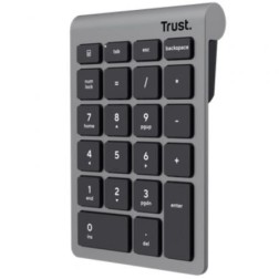Teclado Numérico Inalámbrico Trust Xalas Wireless- Plata