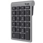 Teclado Numérico Inalámbrico Trust Xalas Wireless- Plata