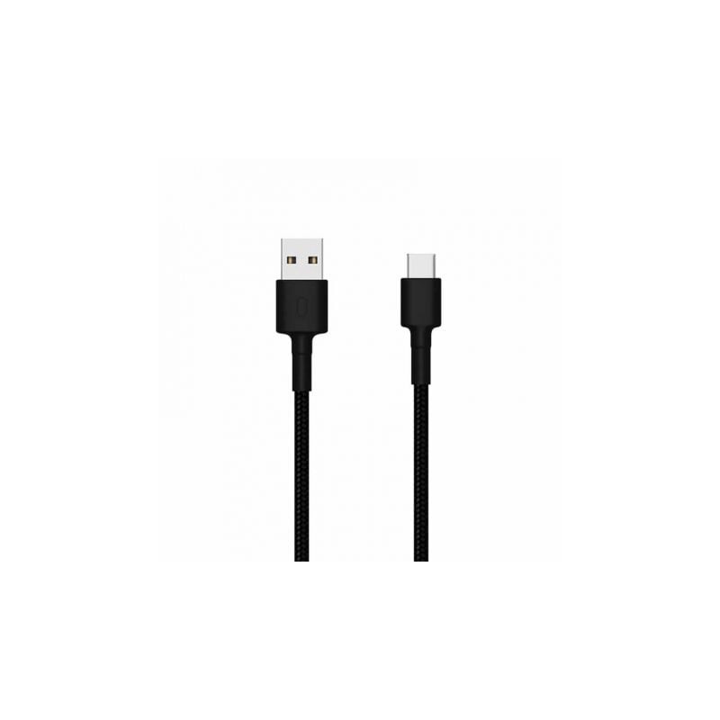 Cable USB 2-0 Xiaomi SJV4109GL USB Macho - USB Tipo-C Macho- 1m- Negro