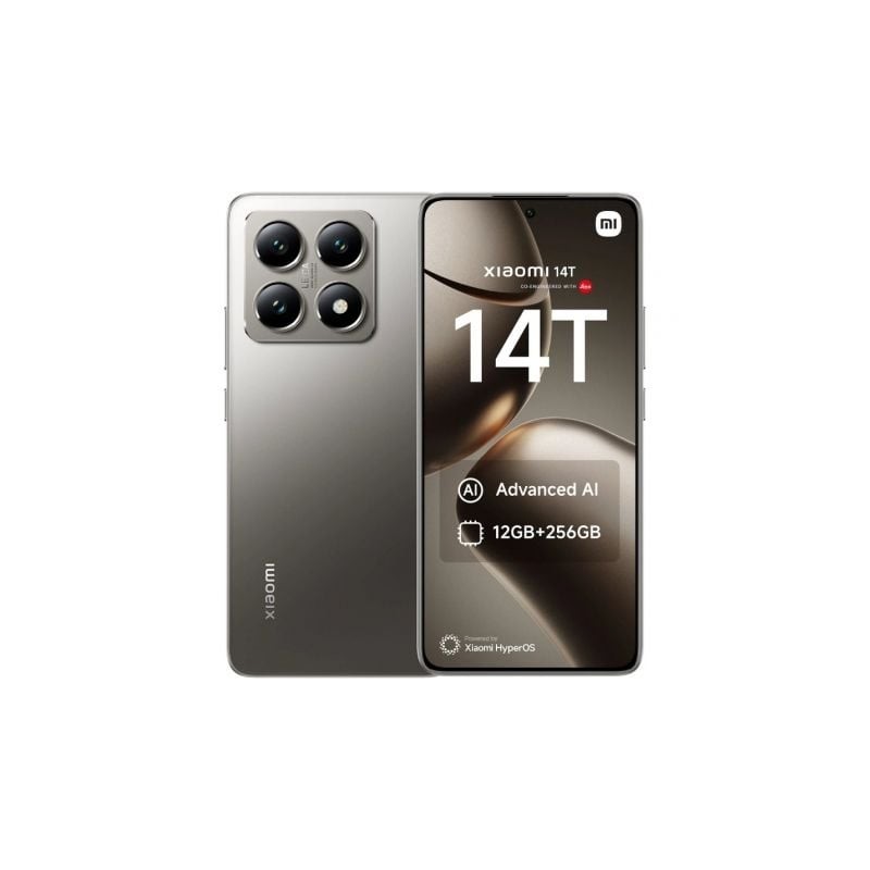 Smartphone Xiaomi 14T 12GB- 256GB- 6-67"- 5G- Gris