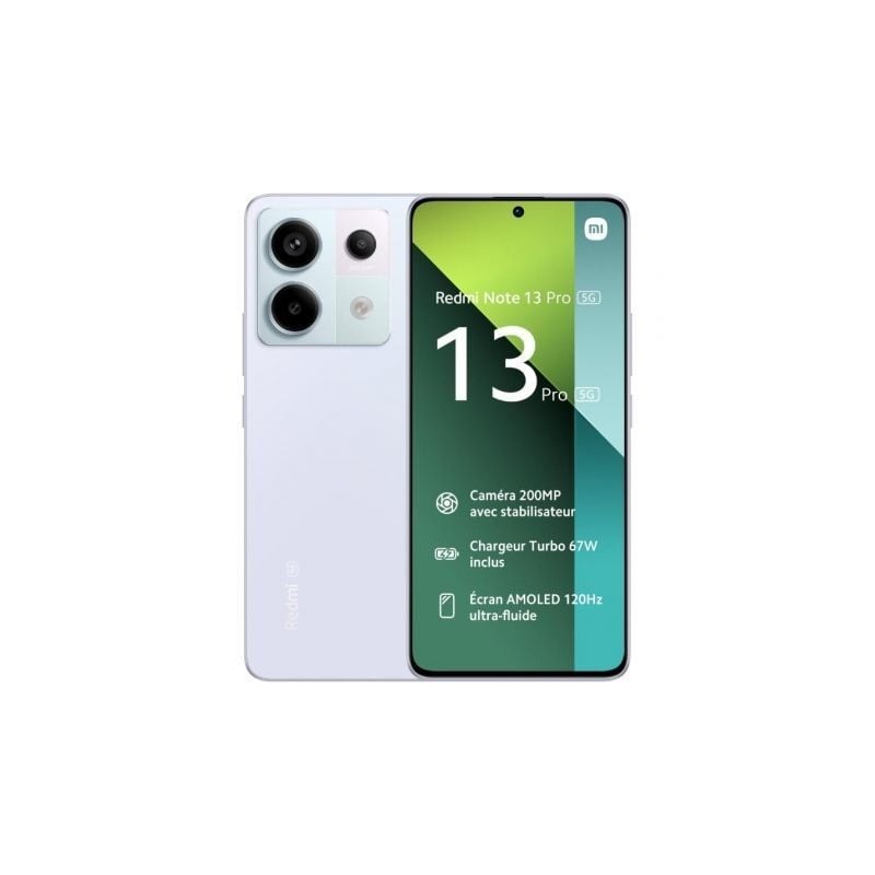 Smartphone Xiaomi Redmi Note 13 Pro NFC 8GB- 256GB- 6-67"- 5G- Púrpura Smartphone Xiaomi Redmi Note 13 Pro NFC 8GB- 256GB- 6-67"- 5G- Púrpura