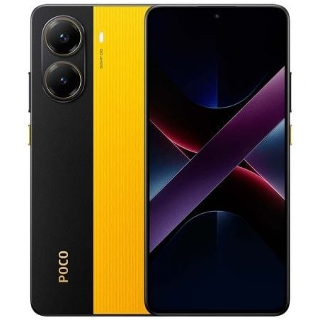 Smartphone Xiaomi POCO X7 Pro 12GB- 256GB- 6-67"- 5G- Amarillo y Negro