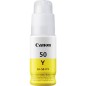 Botella tinta canon gi - 50y amarillo 70ml