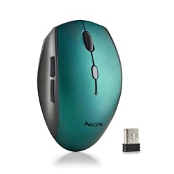 Ratón Inalámbrico NGS Bee Blue- Hasta 1600 DPI- Azul