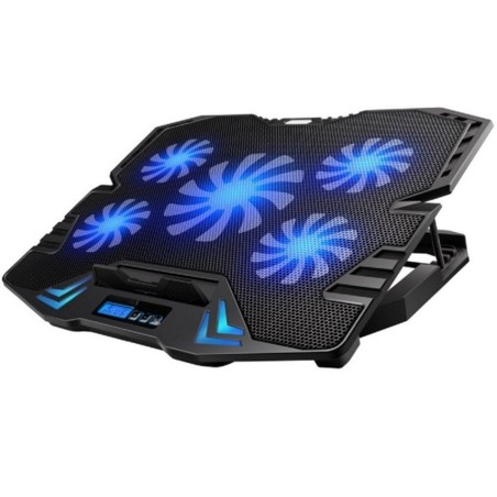 BASE EWENT PORTATIL-5 SILENT FAN UP TO 17"-2P USB-5 SPEED FAN-2 COOLING MODE