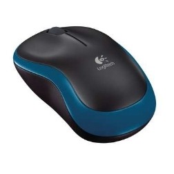 Mouse logitech wireless m185 optico azul