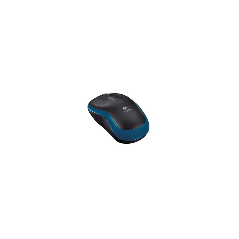 Mouse logitech wireless m185 optico azul