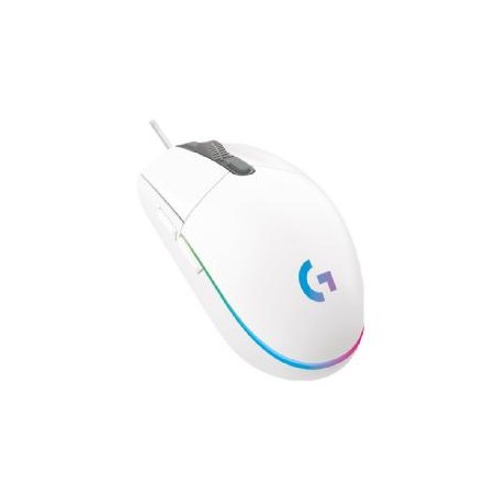 Mouse raton logitech g102 lightsync blanco