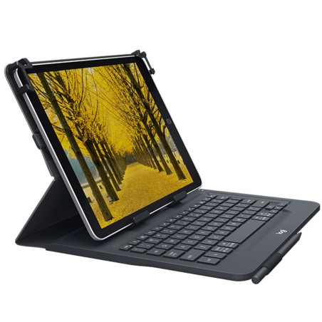 FUNDA TABLET LOGITECH CON TECLADO UNIVERSAL 9-10