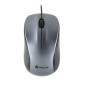 Ratón optico ngs wired crew gris