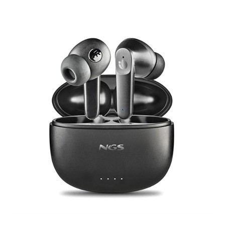 Auriculares Bluetooth NGS Ártica Hush con estuche de carga- Autonomía 4h- Negros