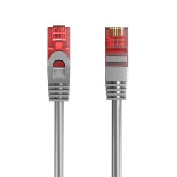 CABLE DE RED EWENT CAT 6 U-UTP DE 20 METROS EN COLOR GRIS
