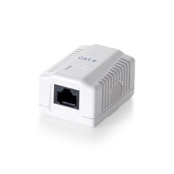 Roseta superficie equip cat 6 utp