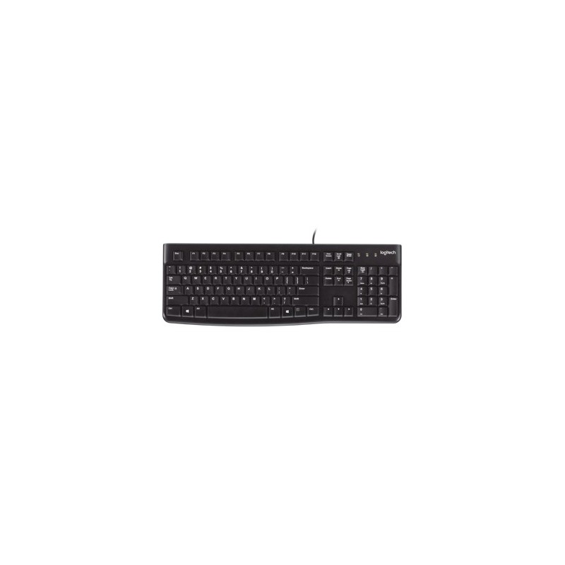 Teclado logitech k120 usb negro ruso