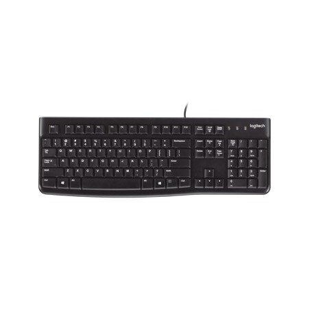 Teclado logitech k120 usb negro ruso