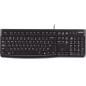 Teclado logitech k120 usb negro ruso