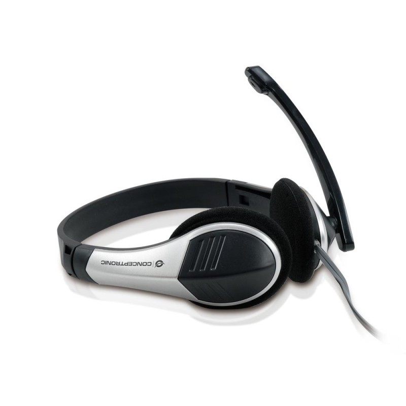 Auriculares conceptronic estereo + microfono videoconferencia