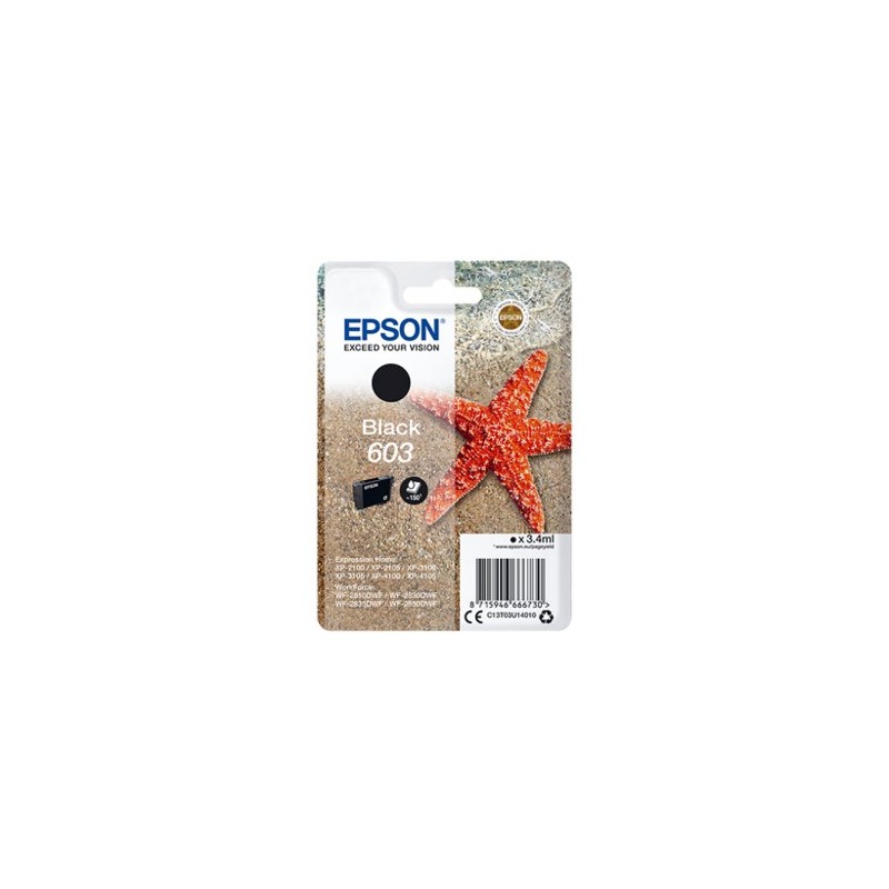 Cartucho tinta epson c13t03u14010 singlepack negro