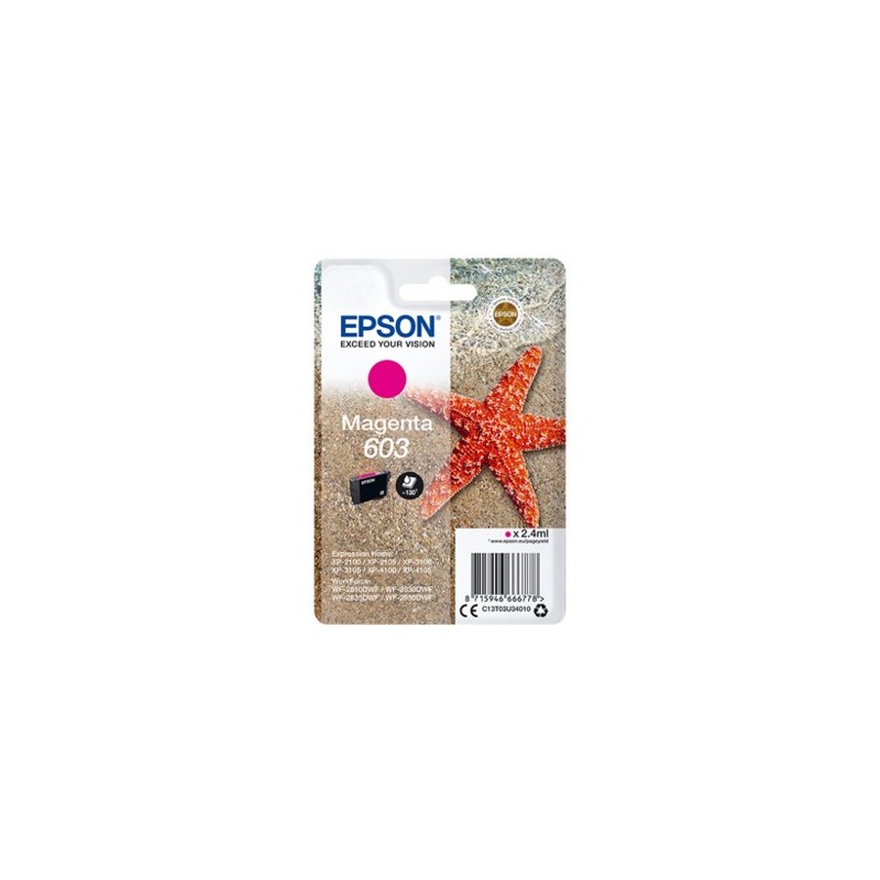 Cartucho tinta epson c13t03u34010 singlepack magenta