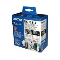 Etiquetas cinta continua brother blanca dk22214