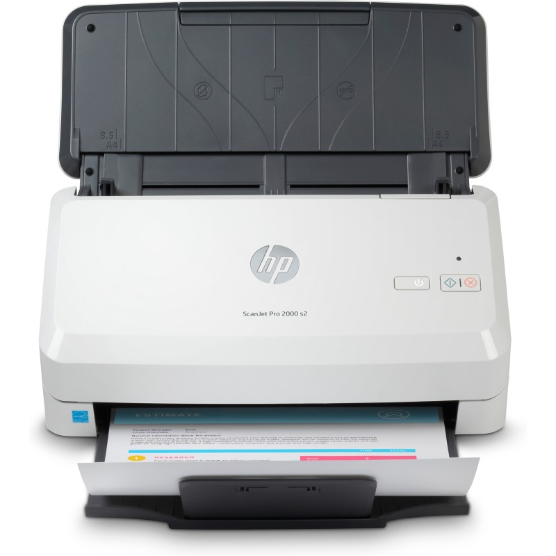 EscÃ¡ner Documental HP ScanJet Pro 2000 S2 con Alimentador de Documentos ADF- Doble cara