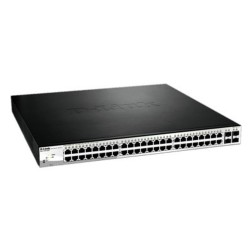 Switch Gestionable D-Link DGS-1210-52MP 52 Puertos- RJ-45 10-100-1000 PoE- SFP