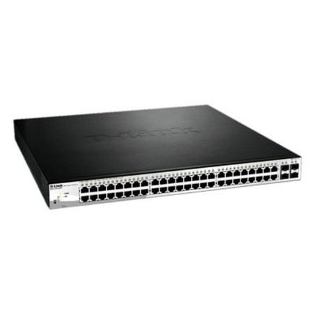 Switch Gestionable D-Link DGS-1210-52MP 52 Puertos- RJ-45 10-100-1000 PoE- SFP