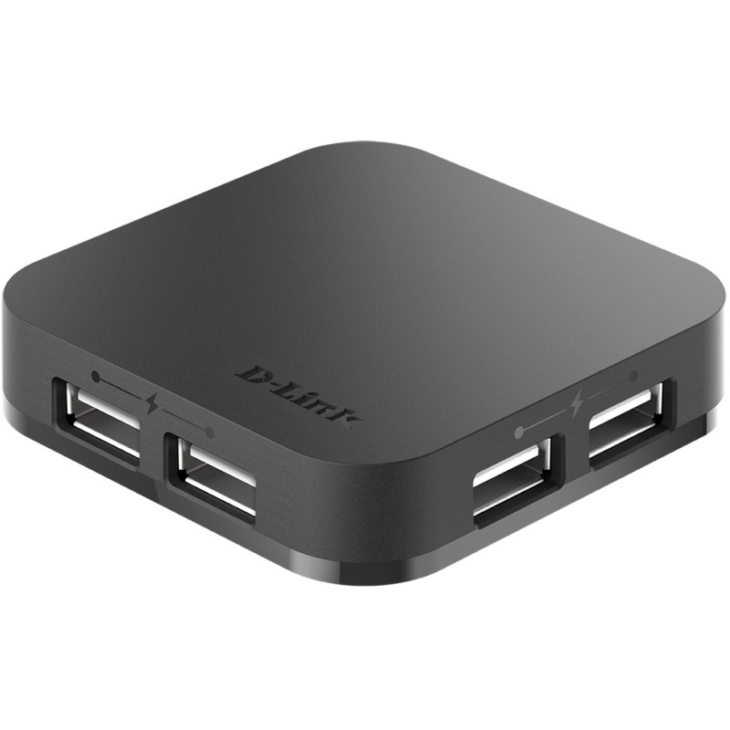 Hub USB 2-0 con Alimentación Externa D-Link DUB-H4- 4xUSB