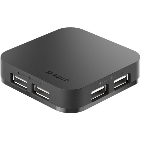 Hub USB 2-0 con Alimentación Externa D-Link DUB-H4- 4xUSB