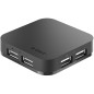 Hub USB 2-0 con Alimentación Externa D-Link DUB-H4- 4xUSB