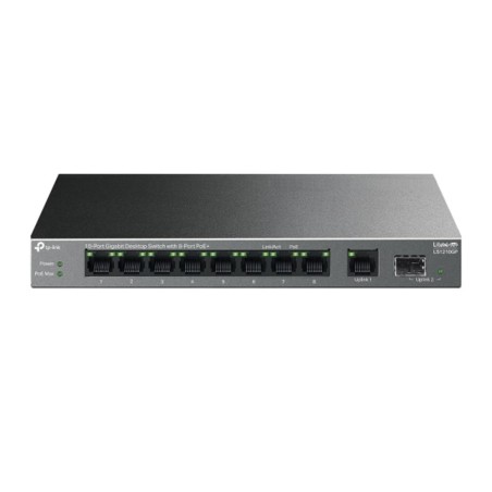 SWITCH GIGABIT DE SOBREMESA DE 10 PUERTOS CON 8 PUERTOS POE+