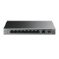 SWITCH GIGABIT DE SOBREMESA DE 10 PUERTOS CON 8 PUERTOS POE+
