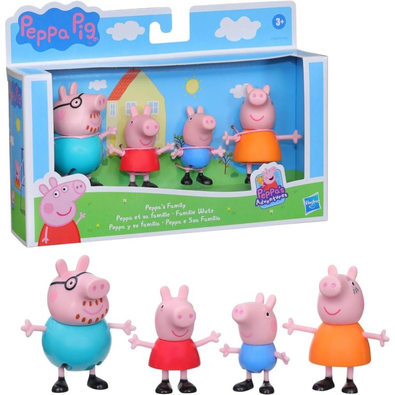 Set 4 figuras peppa pig y