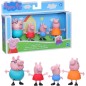 Set 4 figuras peppa pig y