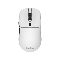 Mouse raton coolbox w03 ultraligero blanco