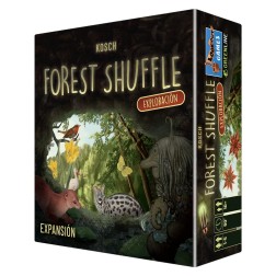 Juego mesa forest shuffle exploración