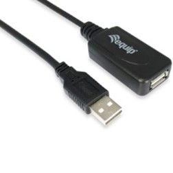Cable usb 2-0 equip macho - hembra 10m
