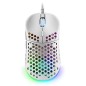 Ratón Gaming Mars Gaming MM55- Hasta 12800 DPI- Blanco