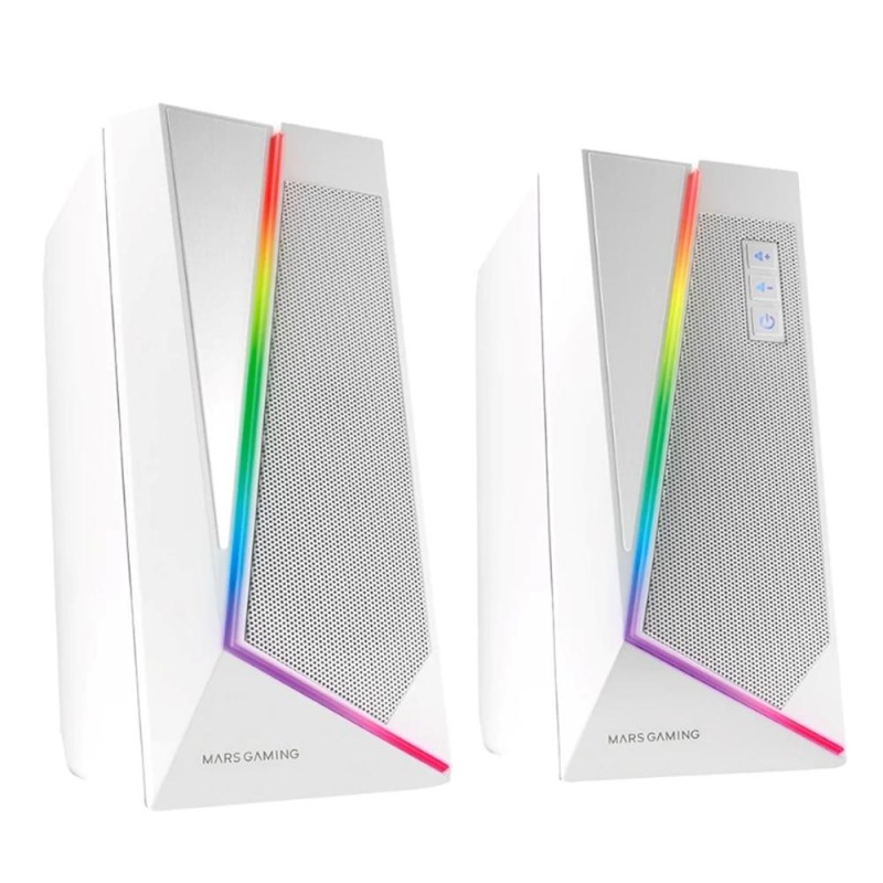 Altavoces con Bluetooth Mars Gaming MS7- 20W- 2-0- Blancos
