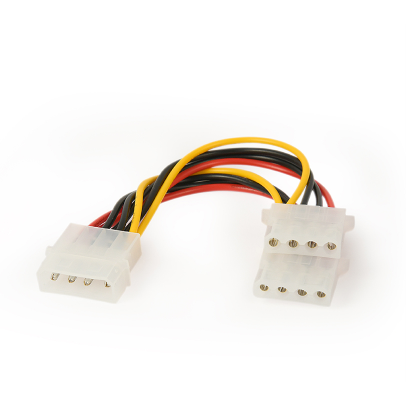 CABLE INTERNO GEMBIRD MOLEX 4 PIN 1x MACHO 2x HEMBRA