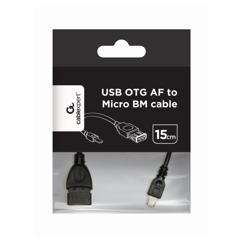 CABLE USB GEMBIRD A MICRO USB HEMBRA MACHO 0,15M