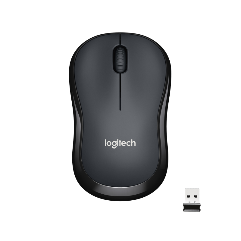 Ratón Inalámbrico Logitech Silent M220- Hasta 1000 DPI- Gris Marengo