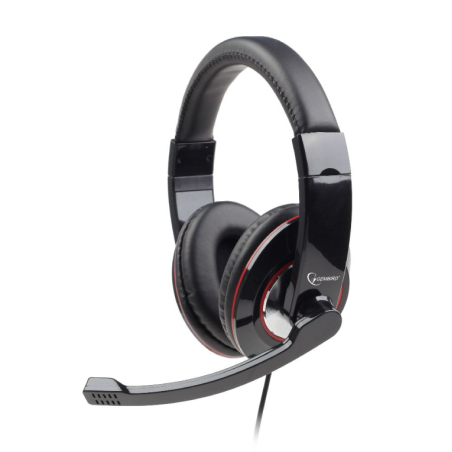 AURICULARES GEMBIRD MHS-001 NEGRO MICROFONO ALAMBRICO