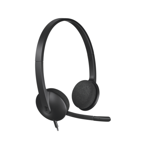 AURICULARES LOGITECH H340 NEGRO MICROFONO ALAMBRICO USB