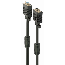 Cable VGA M-H Mcoax 2m BK Ferr