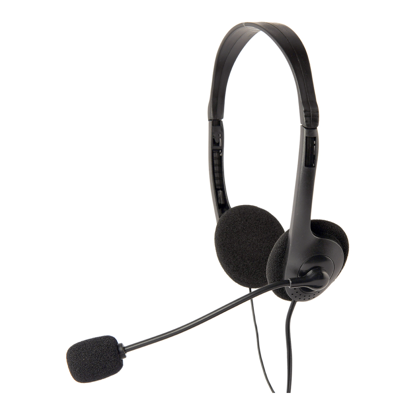AURICULARES GEMBIRD MHS-123 NEGRO MICROFONO ALAMBRICO JACK 3-5MM