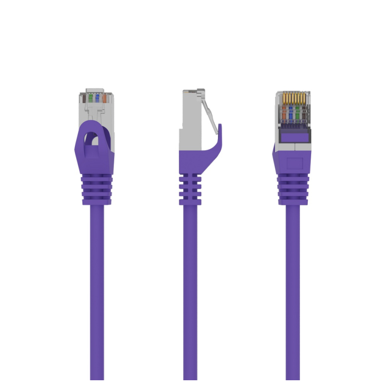 CABLE RED GEMBIRD FTP CAT6 0,5M VIOLETA