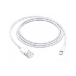 CABLE APPLE LIGHTNING TO USB BLANCO 1M