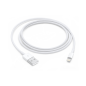 CABLE APPLE LIGHTNING TO USB BLANCO 1M